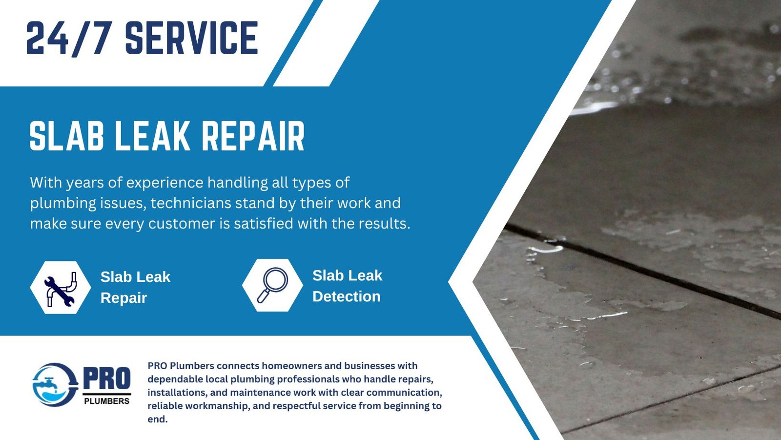 Slab Leak Repair in Foothill Farms